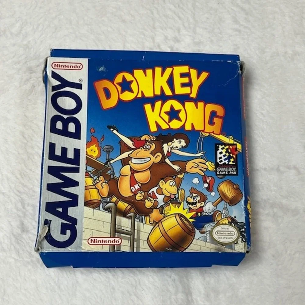 Nintendo Game Boy DMG-01 Console Donkey Kong CIB Bundle Original Box Manuals